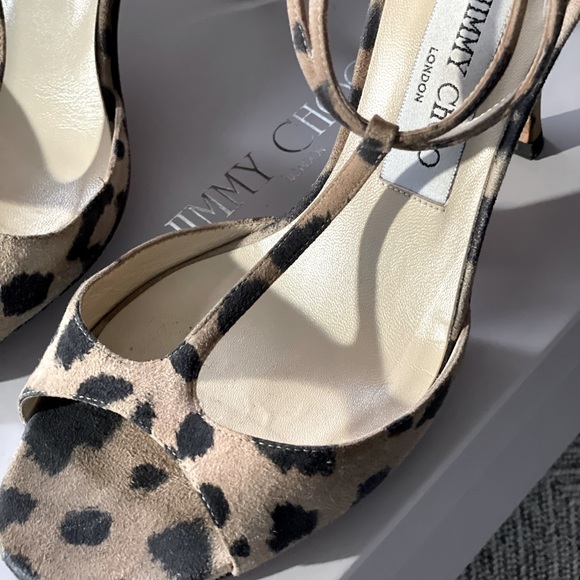 Jimmy Choo Shoes - Jimmy Choo size 9 cheetah print heels. Original box.